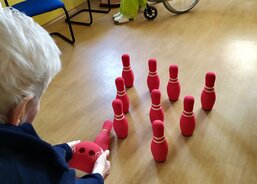 Kuželky v Domově sv. Anny