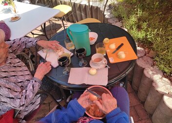 Smažení Vaječiny v Domově sv. Anny