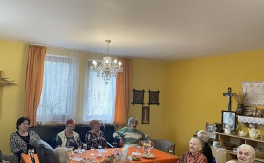 Oslava v Domově sv. Anny