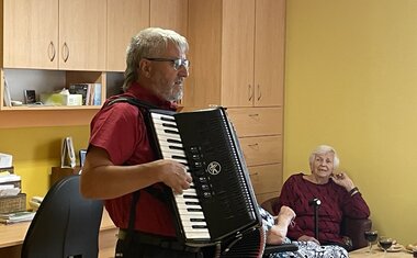 Oslava v Domově sv. Anny