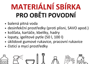 Charita Studénka se připojuje k materiální sbírce