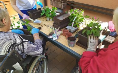 Jarní dny v Domově sv. Anny – čas radosti, pohybu a vůně pampelišek