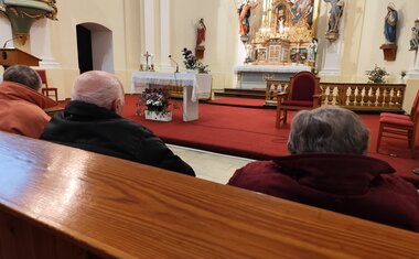 Mše svatá za zemřelé klienty 