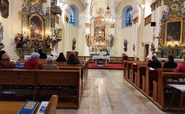 Mše svatá za zemřelé klienty 