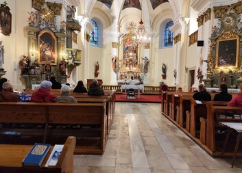 Mše svatá za zemřelé klienty 